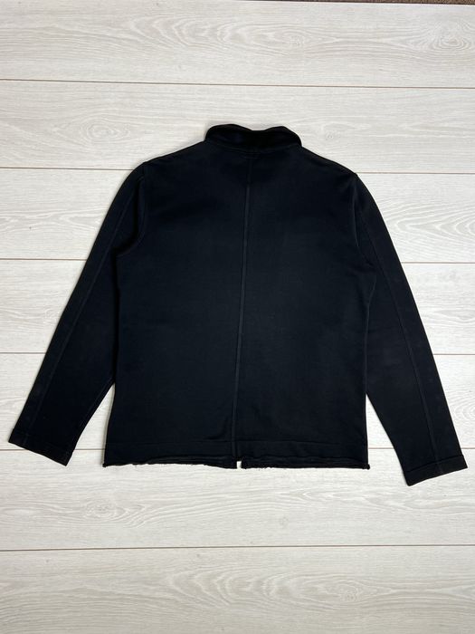 Чоловіча вінтажна кофта зіпка armani jeans big logo