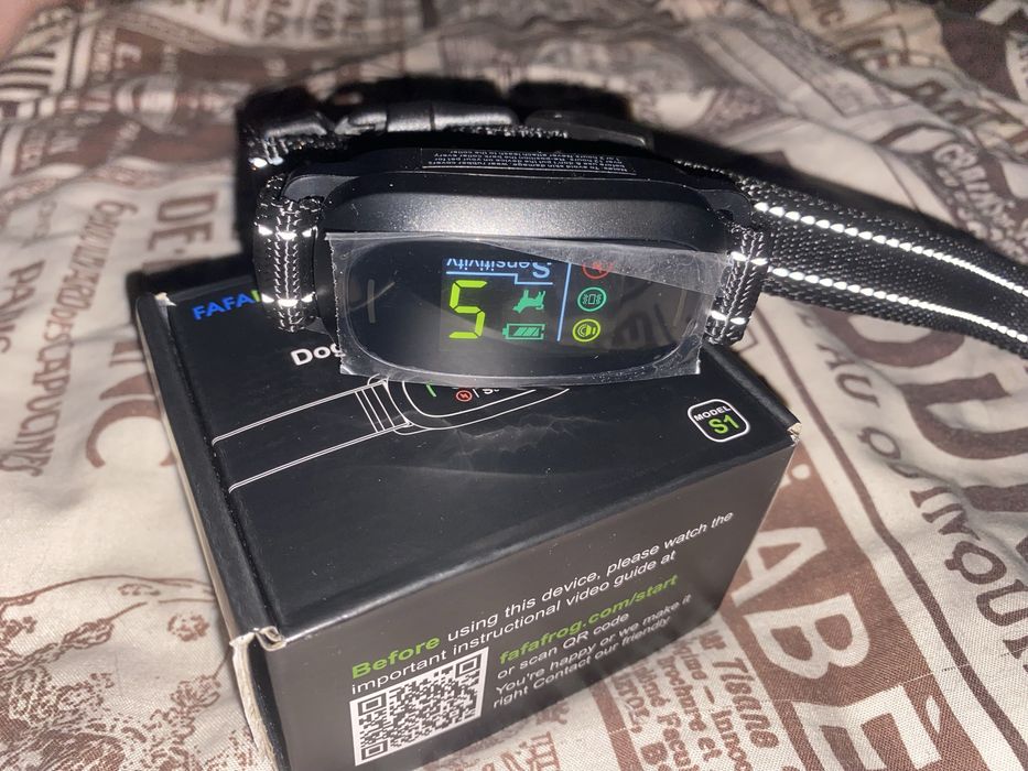 Антилай ошейник для собак FAFAFROG S1 с 5 уровнями чувствительности