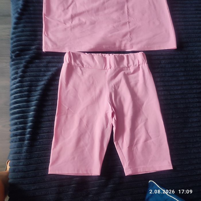 Komplet damski bawełniany t-shirt i legginsy nowy