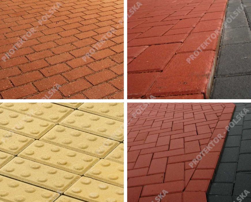 kostka brukowa HOLLAND techniczna chodnik dom prostokąt parking tetris