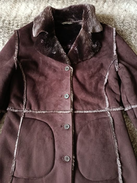 Жіноча дублянка з хутром, стан нової