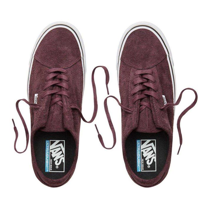 Vans Tenisówki trampki Diamo Ni Hairy Suede 42 bordowe śliwkowe