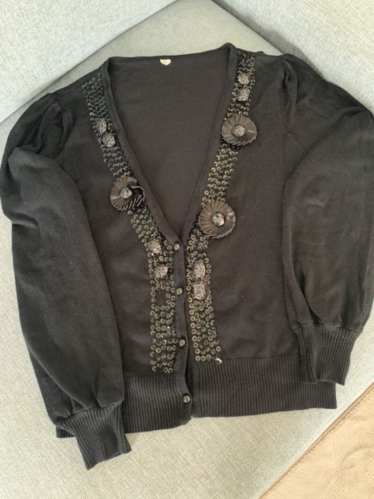 Sweter Kardigan Cekiny