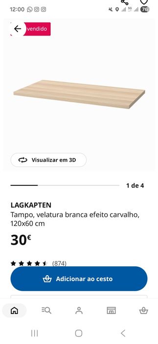 Secretária ikea Lagkapten/Adils
