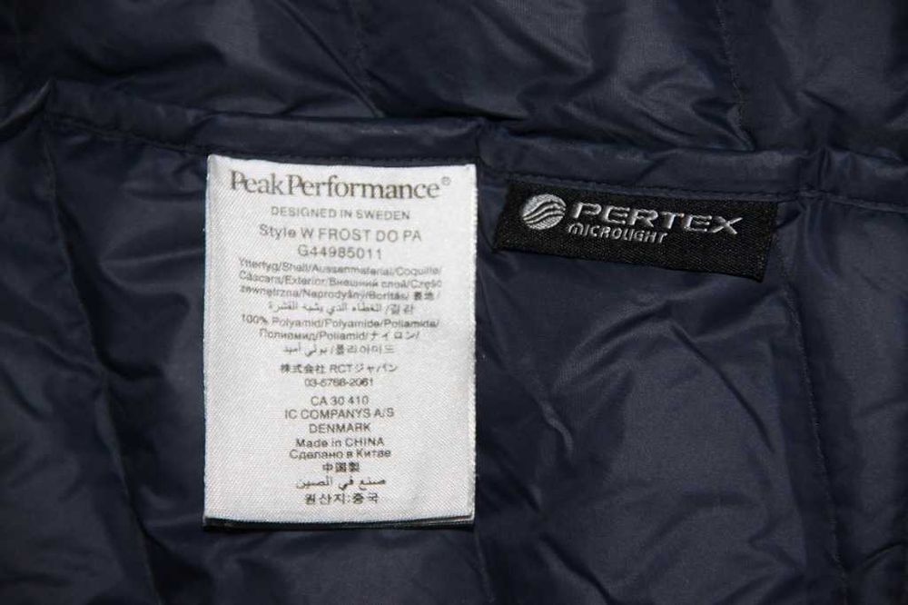 Peak Performance Frost Puchowa Kurtka Płaszcz Damski