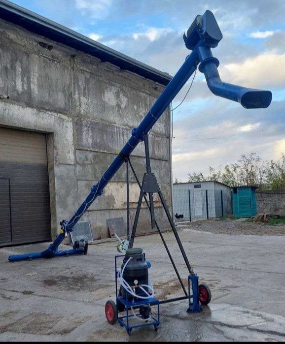 Шнековый погрузчик, навантажувач, конвейер, шнек, подборщик 130 мм