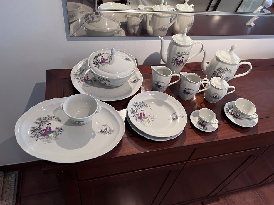 Conjunto de loica chinesa