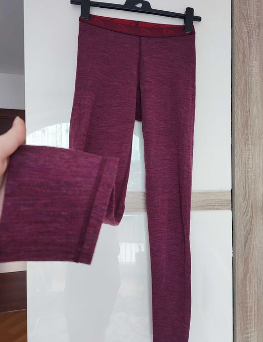Bielizna termiczna legginsy wełniane