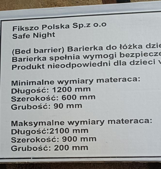 Barierka ochronna dla dzieci