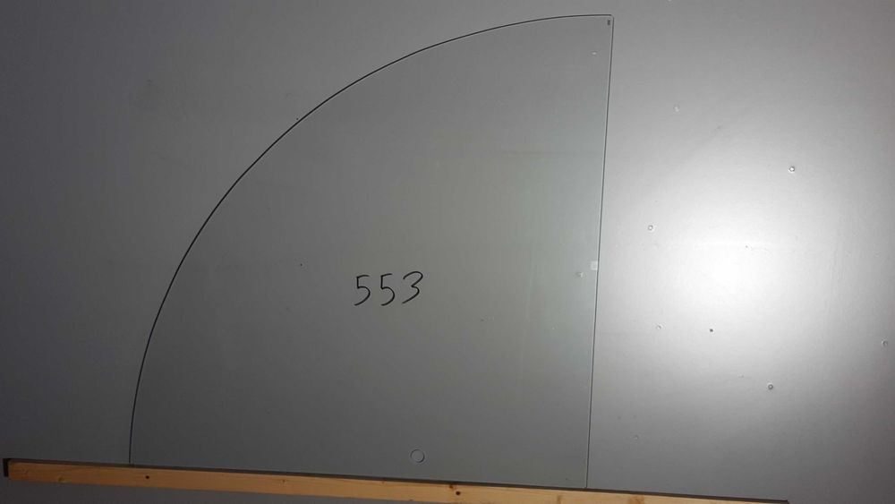 Genie: GTH 3512 SX, GTH 4010 SX szyba drzwi góra  nr 553