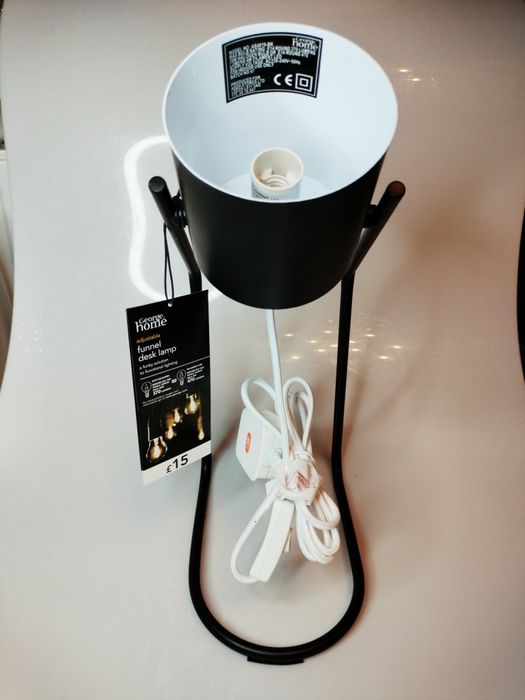 Lampka loft nowoczesna biurkowa nocna George Home