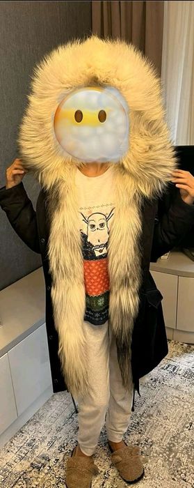 Парка з натуральним хутром