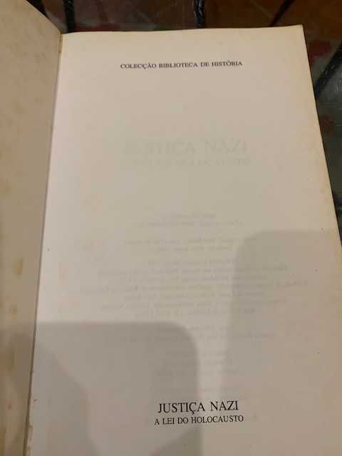 Livro Justiça Nazi