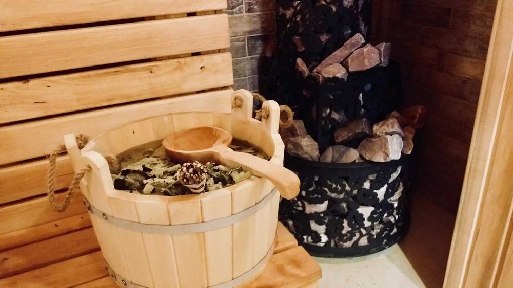 БАНЯ на дровах ЧАН з травами та хвоєю