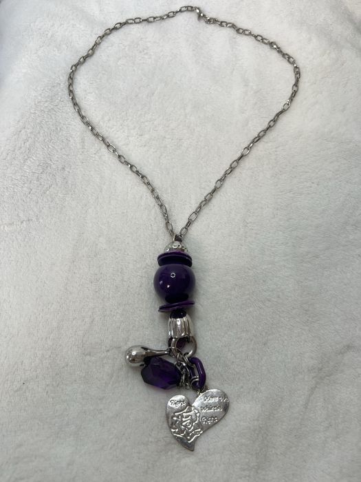 Naszyjnik aesthetic glamour glam elegancki długi serce 25