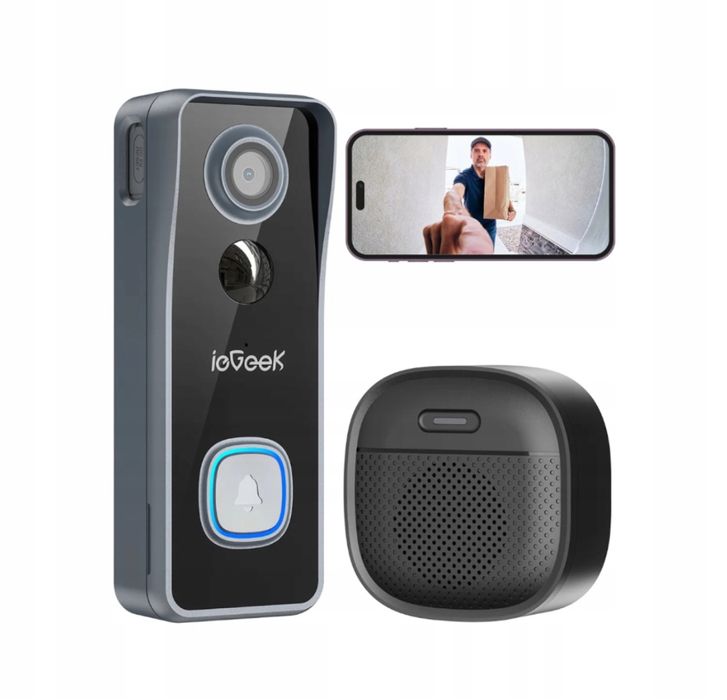 Dzwonek bezprzewodowy kamera video domofon wifi Noktowzior