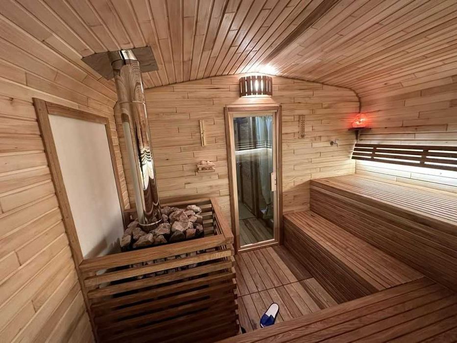 Лазня на дровах-.здоров'я дарує. Чан з гідромасажем.ЗСУ знижка