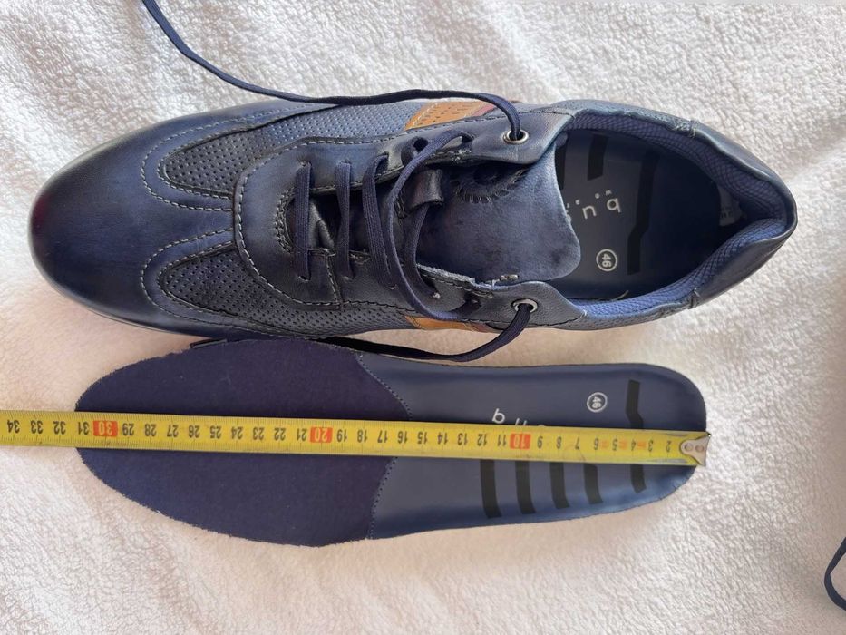 Туфлі шкіряні чоловічі Bugatti