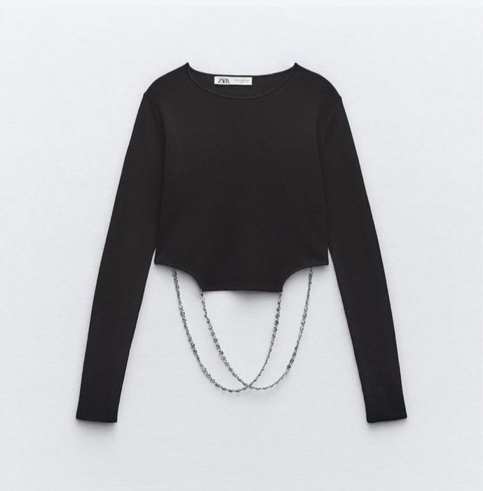 Топ, кофта zara зара із відкритою спинкою