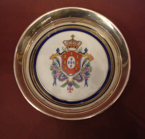 Grande Centro-Floreira de mesa antigo