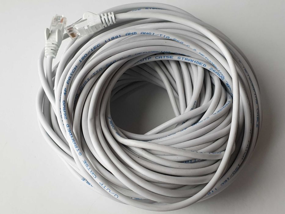 Патч-корд литий кабель UTP CAT 5Е Stranded , внутрішній  мідь,  30 м