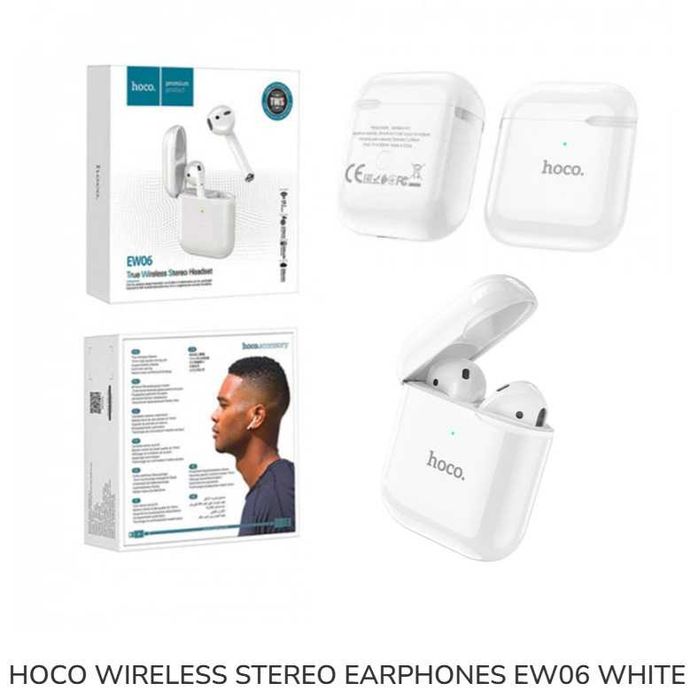 Auriculares Hoco EW06 Bluetooth 5.1 Wireless Stereo (iPhone e Android)