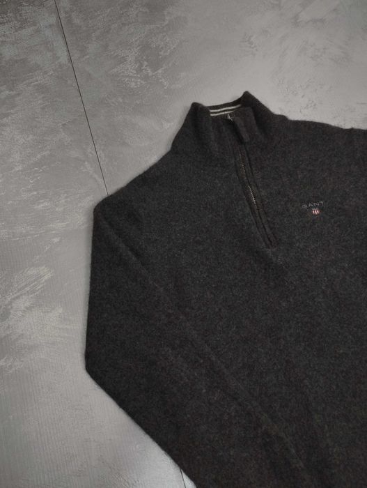 Damski halfzip golf rozpinany Gant S wełniany
