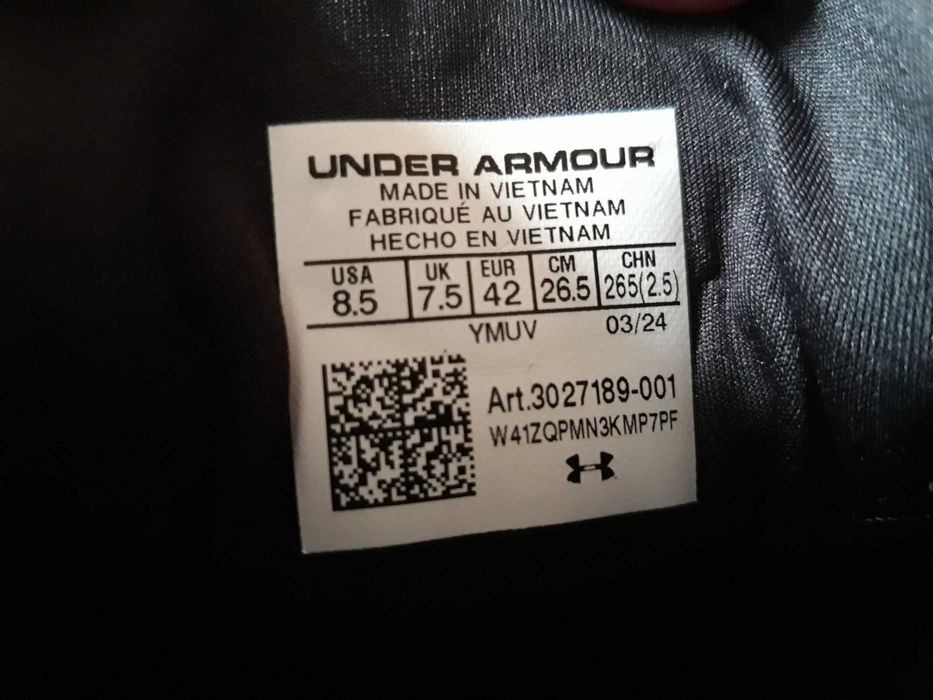 Sapatilhas corrida running UNDER ARMOUR - Artigo NOVO.