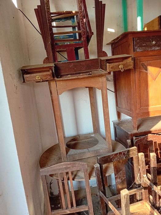 Mesas redondas ou camilas