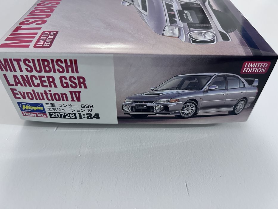 Samochód Mitsubishi Lancer GSR Evolution IV model Hasegawa 20726