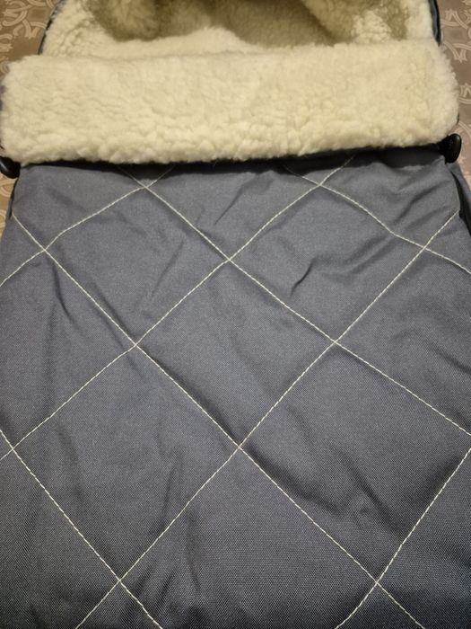 Тепли зимовий конверт в коляску