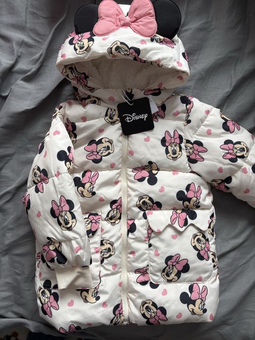 Kurtka zimowa ocieplana myszka miki 104
