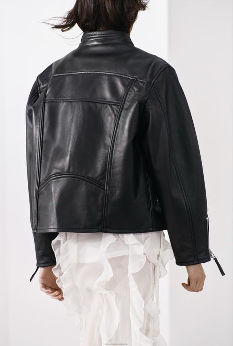 Кожаная куртка Zara лимитированная коллекция