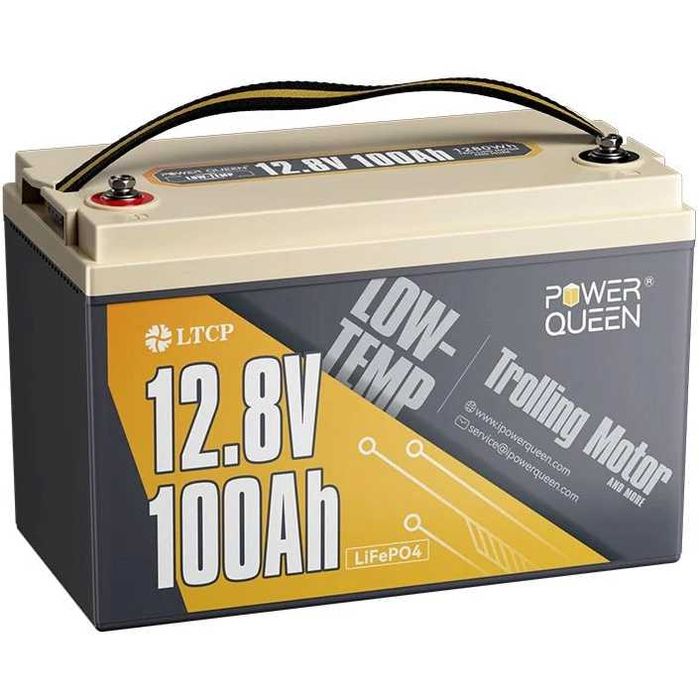 Акумулятор LiFePO4 PowerQueen 12V 100Ah Low Temp Protection (BMS 100A)