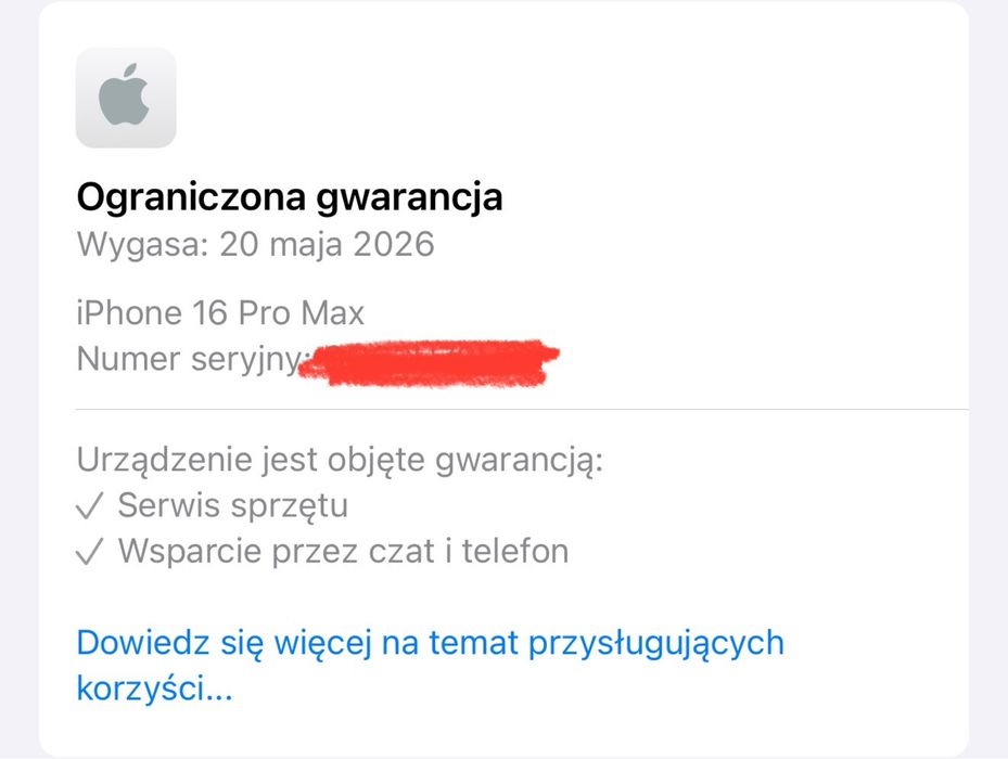 Apple iPhone 16 PRO Max - jak nowy.