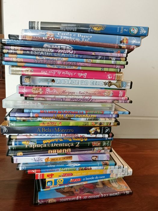 DVDs de filmes infantis