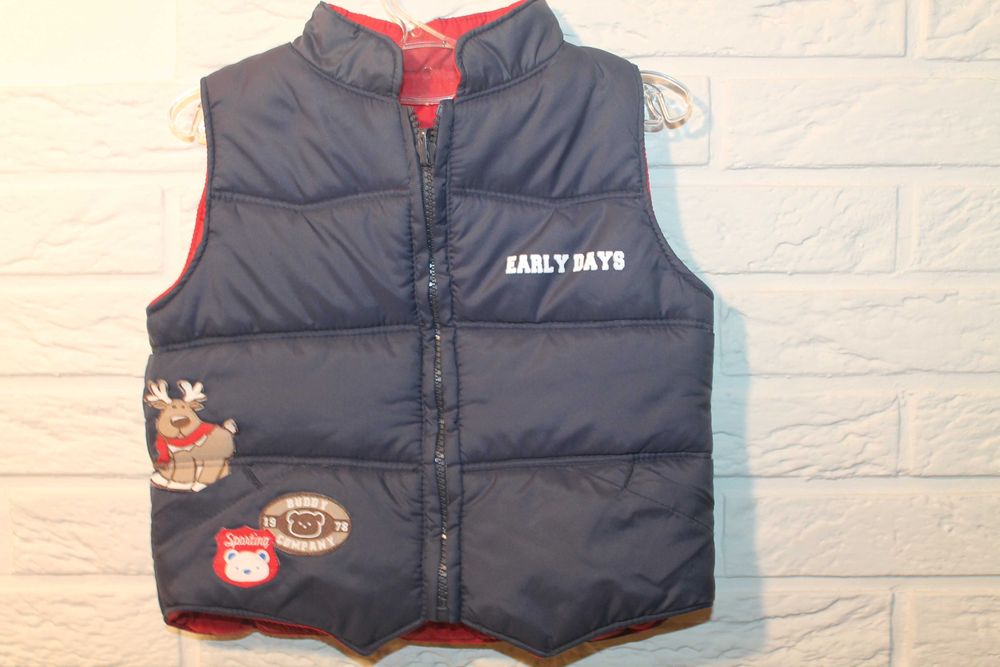 Bezrękawnik chłopięcy 80 cm