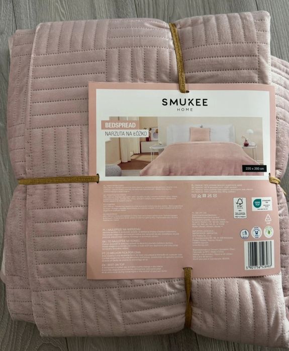 Narzuta welwetowa, aksamitna 220 x 200 nowa, narzuta na łóżko