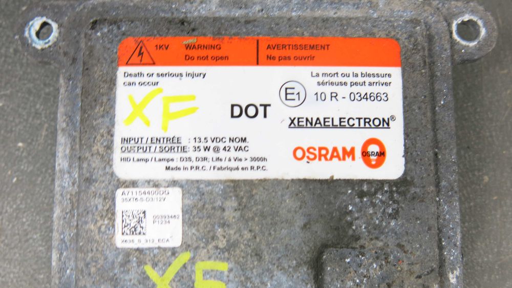 Jaguar XF X250 Lift przetwornica Xenon Osram