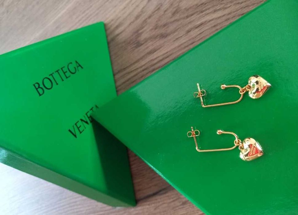 Kolczyki bottega veneta
