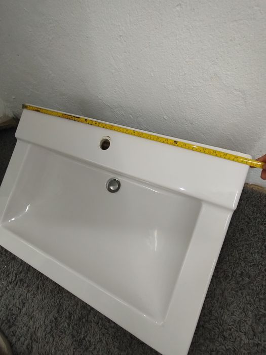 Lavatório/Pia de Casa de Banho 80x55 cm – Excelente Estado