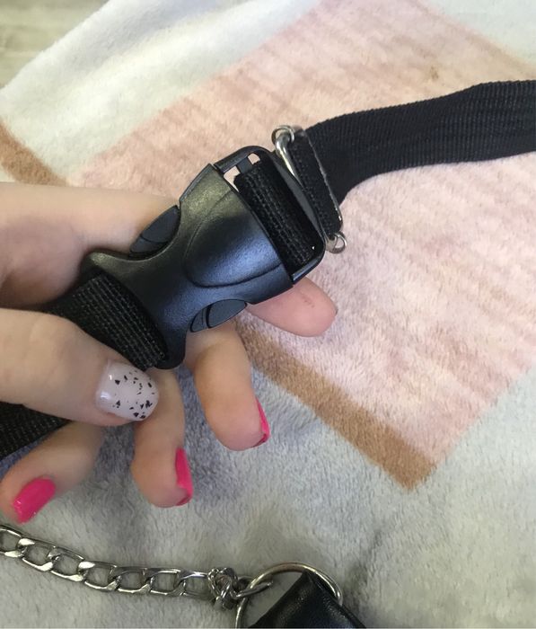 новая чёрная барсетка