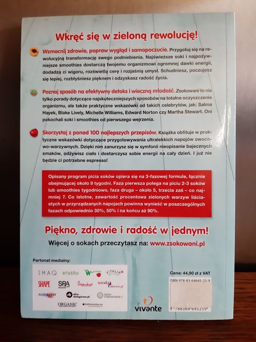 Zsokowani. 100 przepisów na soki, smoothies i zielone koktajle