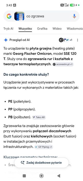 Zgrzewarka manualna Georg Fischer Omicron S.r.l.,  SSE120 T