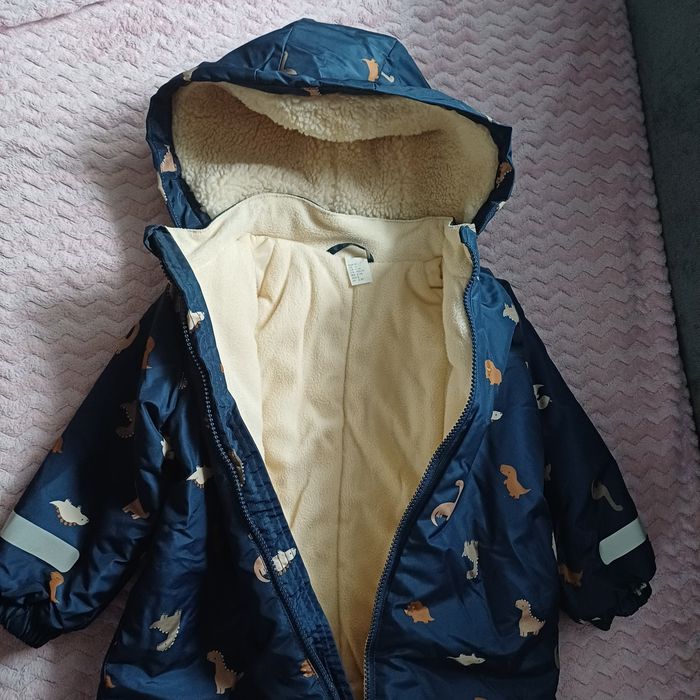 Зимовий зручний комбінезон h&m 2-3 р