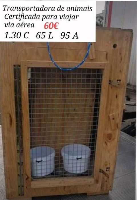 Transportadora de animais certificada.  Artigo novo. Preço nas fotos