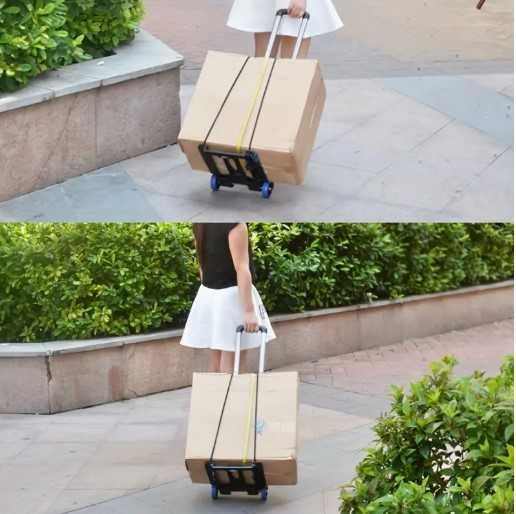 Складний візок для покупок телескопічною ручкою тачка тачянка алюміній