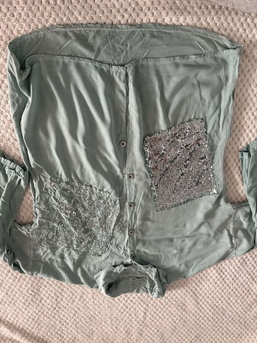 Stylowa bluzka made in italy rozmiar 42