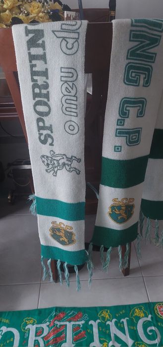 30 echarpes,bufandas, do sporting Antigos