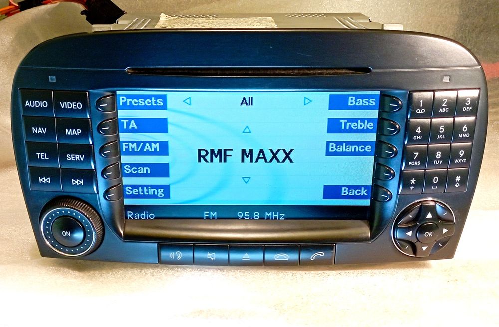 W230 R230 SL Mercedes Radio Nawigacja  Comand  Europa 1 Lift